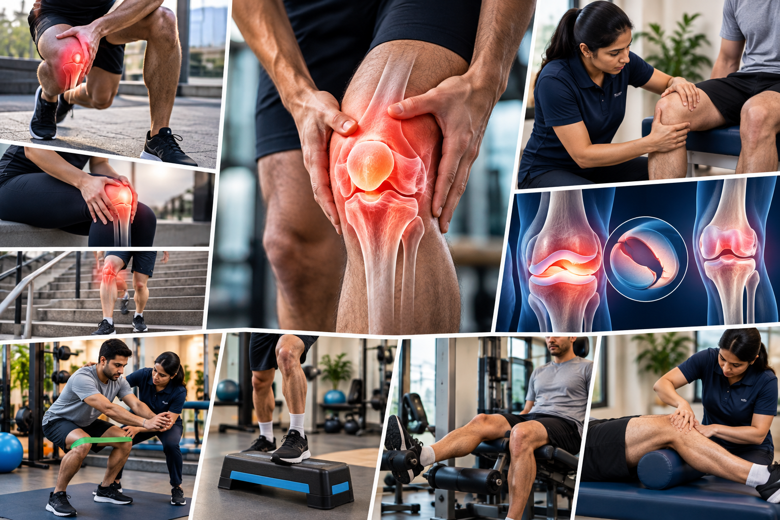 Knee pain physiotherapy near me in Noida — causes and treatment options